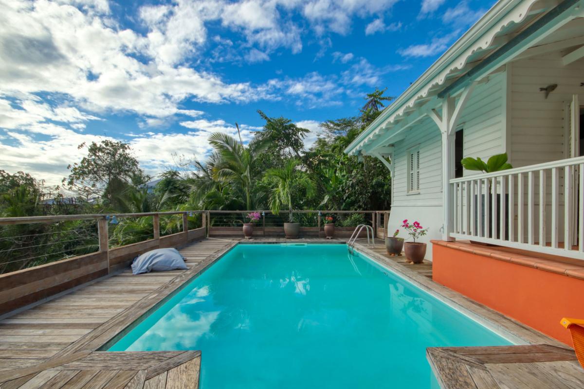 piscine 3 location de villa 12 personnes anse à l'ane vue mer